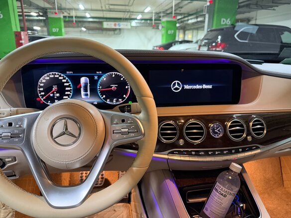 2018 Mercedes-Benz S-Класс 350 d Long VI (W222, C217) Рестайлинг, чёрный, 3900000 рублей - вид 20