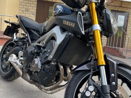 2015 Yamaha MT-09 (FZ-09), фиолетовый, 740000 рублей, вид 4