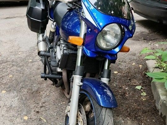 1998 Honda CB 400 Super Four, синий, 280000 рублей - вид 14