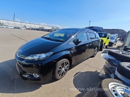 2017 Toyota Wish II Рестайлинг, чёрный, 1330000 рублей, вид 2