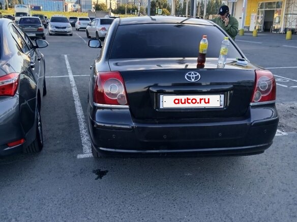 2007 Toyota Avensis II Рестайлинг, чёрный, 580000 рублей - вид 1