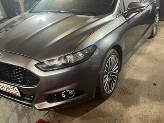 2014 Ford Fusion (North America) II, серый, 1050000 рублей, вид 2