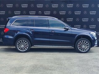 2017 Mercedes-Benz GLS 400 I (X166), синий, 3600000 рублей, вид 4