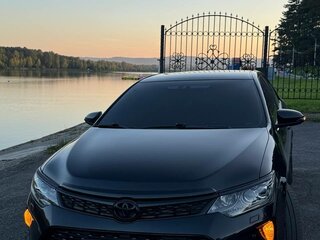 2017 Toyota Camry VII (XV50) Рестайлинг 2, чёрный, 1900000 рублей, вид 5