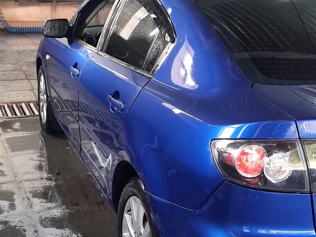 2006 Mazda 3 I (BK) Рестайлинг, синий, 500000 рублей, вид 5