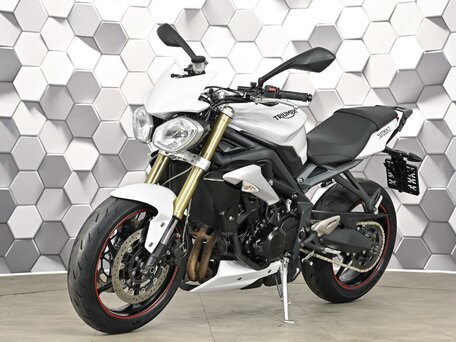 2016 Triumph Street Triple, белый, 549000 рублей, вид 2