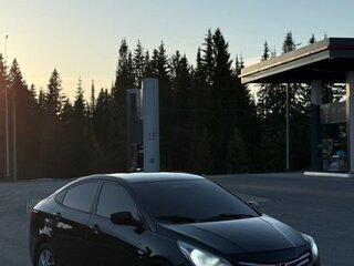 2014 Hyundai Solaris I Рестайлинг, чёрный, 700000 рублей, вид 2