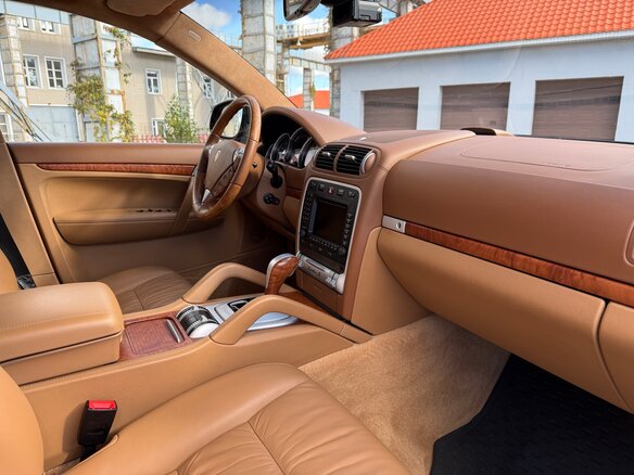 2006 Porsche Cayenne Turbo S I (955), зелёный, 1600000 рублей - вид 19