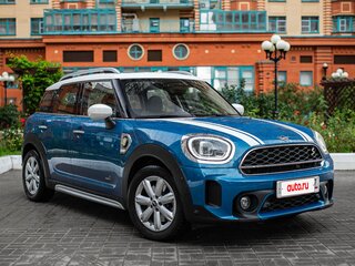 2021 Mini Countryman Cooper S E II Рестайлинг, синий, 3750000 рублей, вид 3