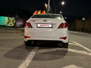 2016 Hyundai Solaris I Рестайлинг, белый, 580000 рублей, вид 4
