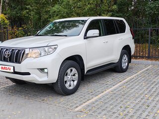 2019 Toyota Land Cruiser Prado 150 Series Рестайлинг 2, белый, 3950000 рублей, вид 3