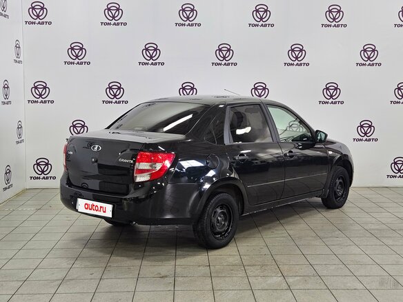 2018 Lada (ВАЗ) Granta I, чёрный, 498000 рублей - вид 4