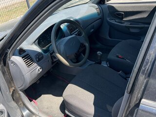 2006 Hyundai Accent ТагАЗ II, чёрный, 170000 рублей, вид 5