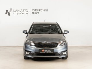 2016 Kia Rio III Рестайлинг, голубой, 924854 рублей, вид 2
