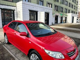 2007 Toyota Corolla AMT X (E140, E150), красный, 750000 рублей, вид 2
