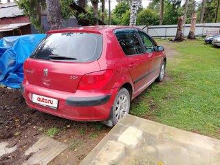 2006 Peugeot 307 I Рестайлинг, красный, 250000 рублей, вид 4