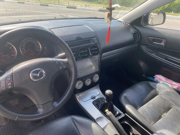 2004 Mazda 6 I (GG), синий, 350000 рублей - вид 7