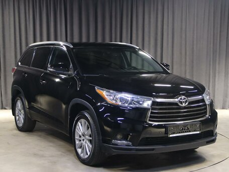 2014 Toyota Highlander III (XU50), чёрный, 2419000 рублей, вид 3