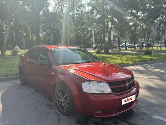 2007 Dodge Avenger II, красный, 495000 рублей