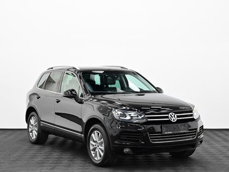 2012 Volkswagen Touareg II, чёрный, 1849000 рублей, вид 1
