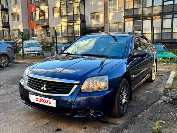 2008 Mitsubishi Galant IX Рестайлинг 2, синий, 450000 рублей