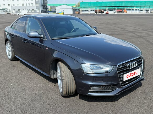 2012 Audi A4 IV (B8) Рестайлинг, чёрный, 1670000 рублей - вид 2