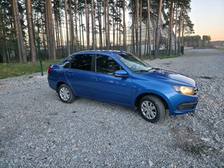2020 Lada (ВАЗ) Granta I Рестайлинг, синий, 730000 рублей, вид 5
