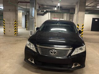 2013 Toyota Camry VII (XV50), чёрный, 1300000 рублей, вид 3