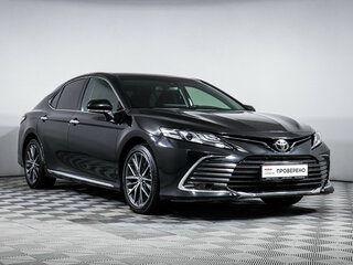 2023 Toyota Camry VIII (XV70) Рестайлинг, чёрный, 3614000 рублей, вид 3