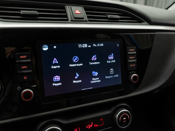 2020 Kia Rio X IV Рестайлинг, синий, 1470000 рублей - вид 20