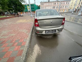 2012 Renault Logan I Рестайлинг, бежевый, 210000 рублей, вид 5