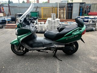 2004 Suzuki Burgman (SkyWave) 650, зелёный, 280000 рублей, вид 3
