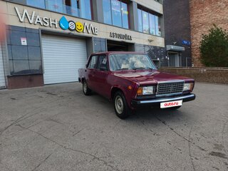 2002 Lada (ВАЗ) 2107, красный, 135000 рублей, вид 4