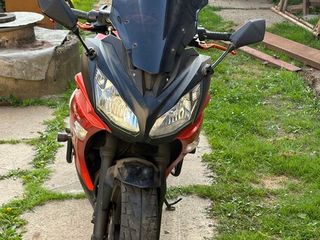 2014 Kawasaki ER-6F (Ninja 650R), оранжевый, 550000 рублей, вид 4