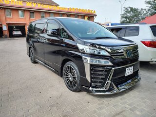 2019 Toyota Vellfire II Рестайлинг, чёрный, 4950000 рублей, вид 3