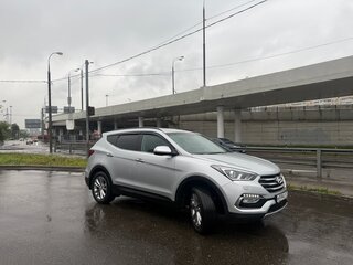 2015 Hyundai Santa Fe III Рестайлинг, серебристый, 2150000 рублей, вид 5