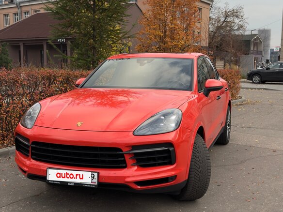 2020 Porsche Cayenne III, оранжевый, 5990000 рублей - вид 3