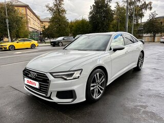 2021 Audi A6 45 TFSI V (C8), белый, 4500000 рублей, вид 1