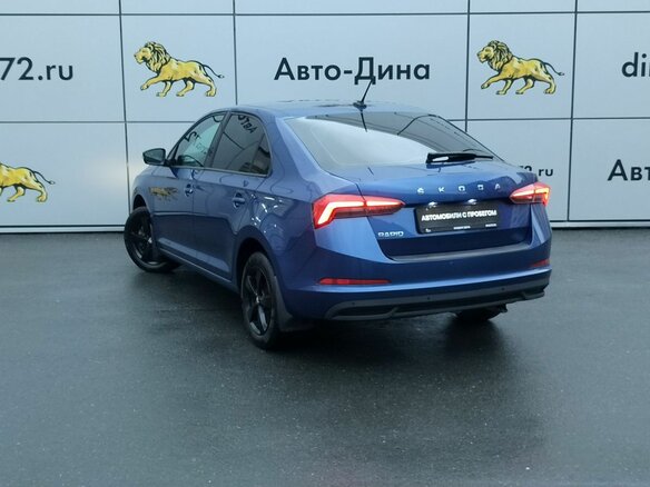 2020 Skoda Rapid II, синий, 1790000 рублей - вид 6