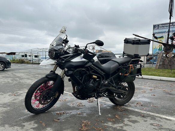 2011 Triumph Tiger 800, белый, 820000 рублей