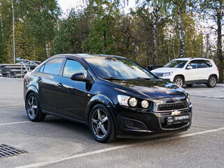 2012 Chevrolet Aveo II, чёрный, 392000 рублей, вид 3