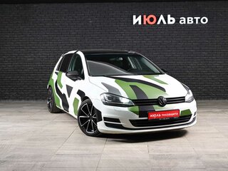 2014 Volkswagen Golf VII, белый, 965000 рублей, вид 3