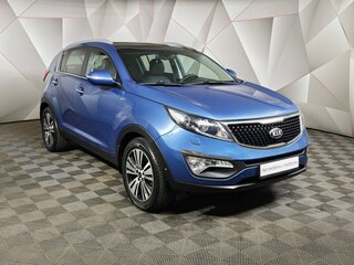 2014 Kia Sportage III Рестайлинг, синий, 1597000 рублей, вид 3