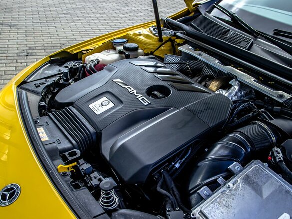 2021 Mercedes-Benz CLA AMG 45 AMG S II (C118, X118), жёлтый - вид 30