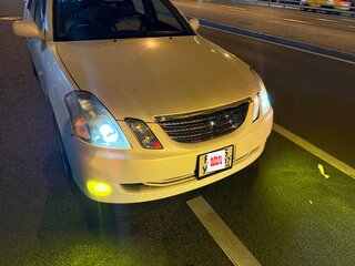 2002 Toyota Mark II Blit IX (X110), белый, 550000 рублей, вид 1