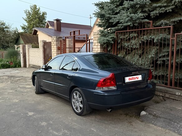 2007 Volvo S60 I Рестайлинг, синий, 730000 рублей - вид 9