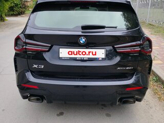 2022 BMW X3 20i xDrive III (G01) Рестайлинг, чёрный, 6400000 рублей, вид 2