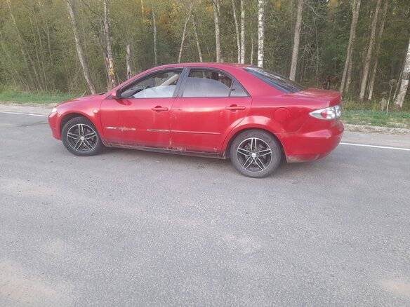 2004 Mazda 6 I (GG), красный, 200000 рублей - вид 3