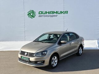 2017 Volkswagen Polo V Рестайлинг, бежевый, 770000 рублей, вид 1