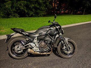 2015 Yamaha MT-07 (FZ-07), чёрный, 680000 рублей, вид 2
